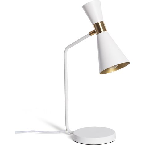 Lampe de Bureau Flex Métal Jigger Blanc (1/5)