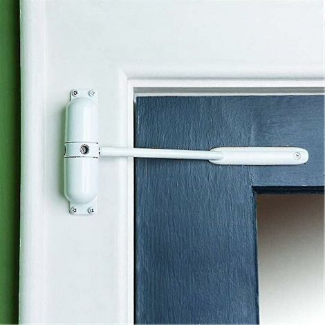 Surface Mounted Spring Loaded Door Closer White (1/5)