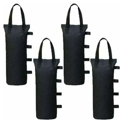 Lot de 4 Poids de Gazebo pour Tonnelle et Pavillon, Sac de Lestage Sable pour Jambes, Tentes Pare Soleil, Parasol (1/5)