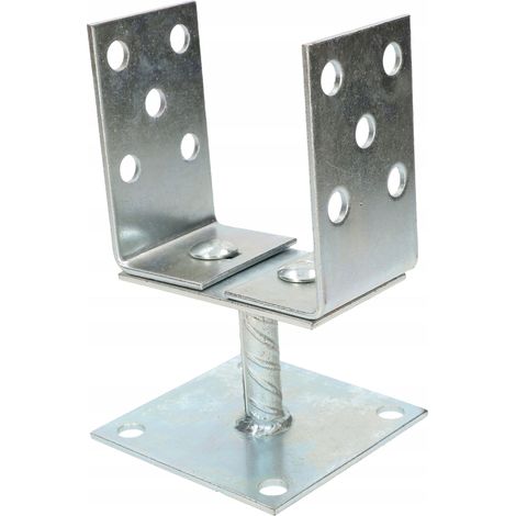 Base per asta regolabile con piedino 0-125 °C bianca (1/5)