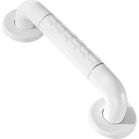 38 cm blanc Handlauf, Handlauf für ältere Menschen, Behinderte, barrièrefrei, Edelstahl für Badewanne und Toilette – ältere Menschen (1/4)