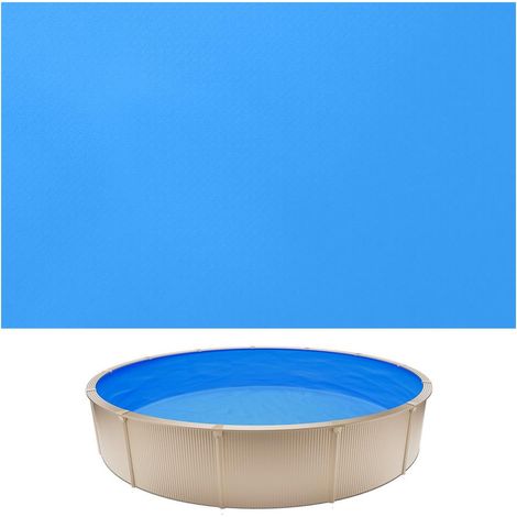 Liner Piscine Hors-Sol Ronde VEVOR Ø 360x90 cm Revêtement Étanchéité PVC Vinyle 0,4 mm Overlap Anti-UV Bleu (1/5)