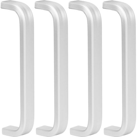Poignée de porte en alliage d'aluminium, 4 pièces, quincaillerie de meuble moderne et élégante pour tiroir d'armoire (1/5)