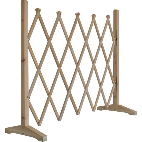 Barrière Animaux Extensible Autoportante Stop'Flex en Bois FSC 60-110 cm Nordlinger Pro (1/5)