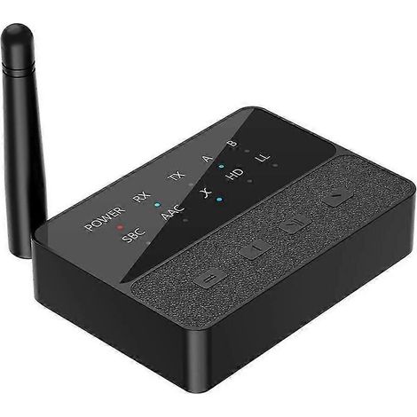 Adaptateur audio Bluetooth 5.3 Qualcomm QCC3040 (émetteur/récepteur), compatible aptX HD/LL, interface AUX RCA (1/5)