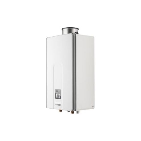 SCALDABAGNO A GAS RINNAI INFINITY 28i INTERNO METANO COMPLETO DI KIT SCARICO FUMI