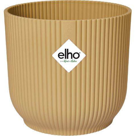 Elho Vibes Fold Vaso per Piante Giallo Burro d.14 cm Design Moderno