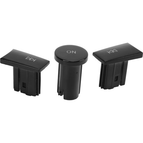 Lot de 3 boutons multimédias, boutons de commande, accessoire auto, remplacement pour Mercedes-Benz Classe ML GL 2012-2015 (noir laqué) (1/5)