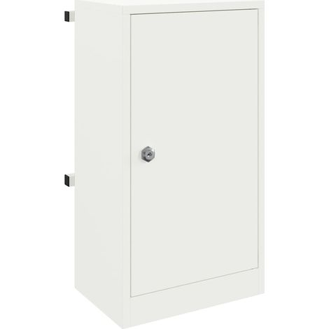 Maison Exclusive - Briefkasten mit Speicher mit Tür Weiß 30 x 20