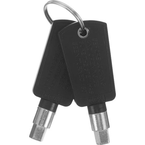 Clé de remplacement pour congélateur, clé métallique robuste pour portes d'appareils électroménagers résidentiels et commerciaux (congélateurs, mini-réfrigérateurs et boîtes de (1/5)