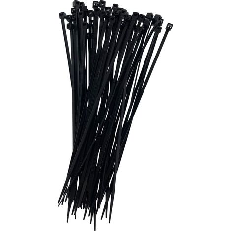 TrendLine Kabelbinder 15cm 50 Stück schwarz Kabelbinder-Set (1/2)