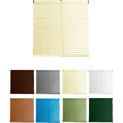 Persiana de PVC Alicantina con Polea Metálica Persiana Enrollable Estor Enrollable para Ventanas, Puertas, Salón y Cocina