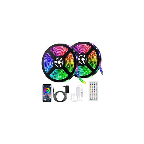 Striscia LED Bluetooth intelligente 10M 300 RGB 5050 SMD con telecomando e controllo APP Sincronizzazione con funzione ritmo musicale