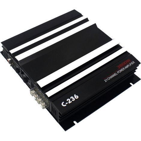 Amplificateur audio de voiture à 2 canaux Ampli haute puissance 3800W. Alimentation stéréo bidirectionnelle (1/5)