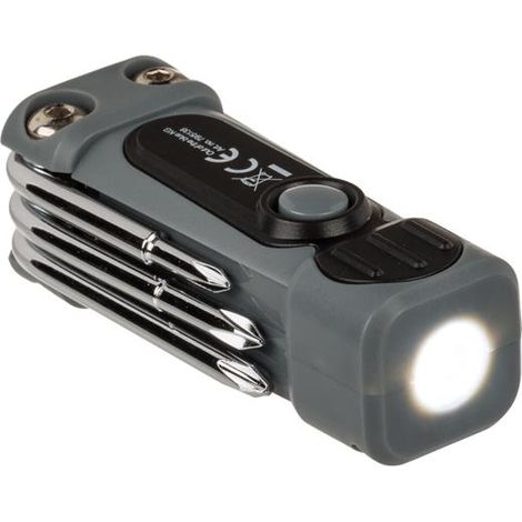 8-in-1 Edelstahl Multitoll mit LED Grau (1/5)