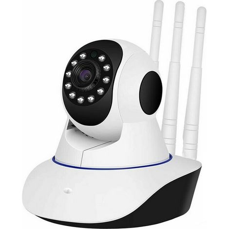 Telecamera Ip Cam Wireless Motorizzata Smart Camera Wi-Fi Tripla Antenna (1/5)