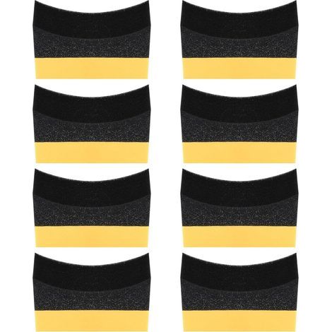 8 Pièces Tampon Applicateur Voiture de Cire pour Pneus, Éponge de Polissage de Voiture, Éponge de Cirage de Pneu de Voiture, Outils de Brosse Éponges Tampon de Nettoyage de Pneu de Voiture (1/5)