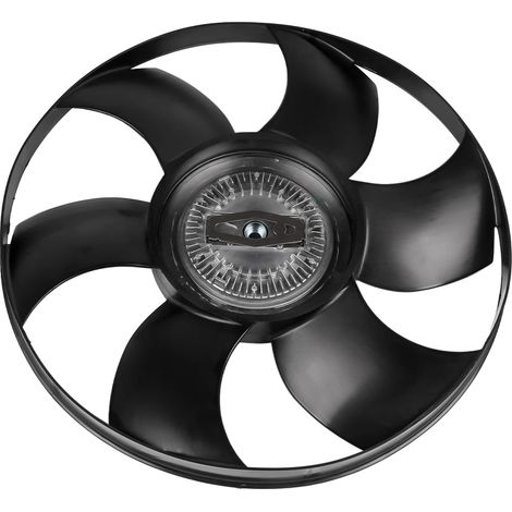 Ventola di raffreddamento del radiatore con frizione viscosa, Materiale: composito resistente, Numero di pale della ventola: 6, Compatibilità: adatta a più modelli, Codici ricambio OEM: 000 200 81 23, (1/5)