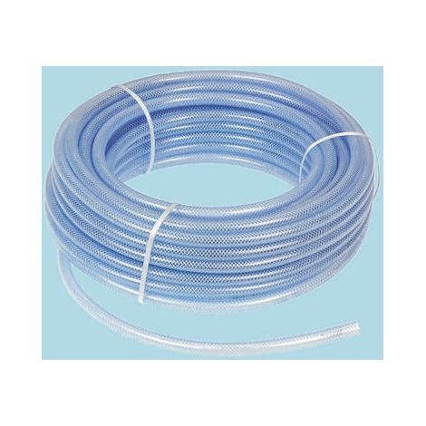 Tube flexible PET, PVC renforcé, Ø 16mmx21mm, 25m, pour Air comprimé, Aliments, Eau ( Prix pour 1 )