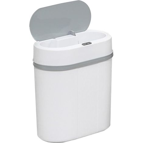 sensor trash can large capacity space saving Modern and