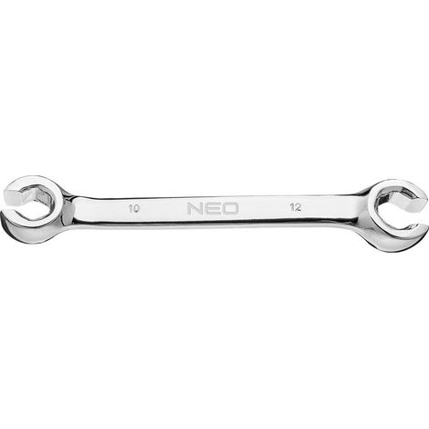 Llave de anillo semiabierta de 10 x 12 mm