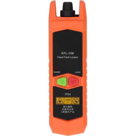 Localisateur de défaut fibre optique mini avec clip dos éclairage LED anti erreur manipulation 650nm stable KFL-11M-20 (1/5)
