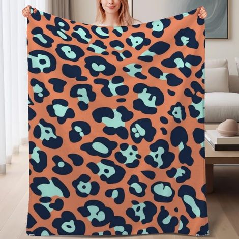 Couverture de lit en polaire, douce et chaude en microfibre printemps-été, décoration de chambre, cadeau pour femmes et hommes, 6080 pouces (1/4)