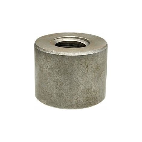 Tuerca redonda trapezoidal TR 14x4 negra, 1 unidad (1/2)