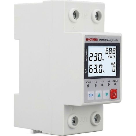 Energieschutz mit Anti-Interferenz-Multifunktion, automatischer Wiedereinschaltung und Schutz vor Über- und Unterspannung