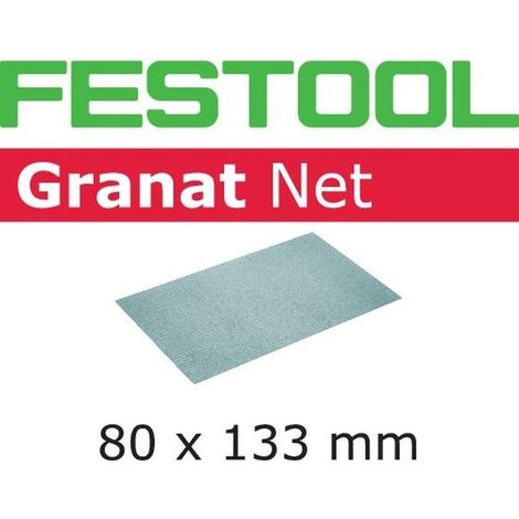 203287 Festool Abrasivo de malla Granat Net 80x133 P120 GR NET/50