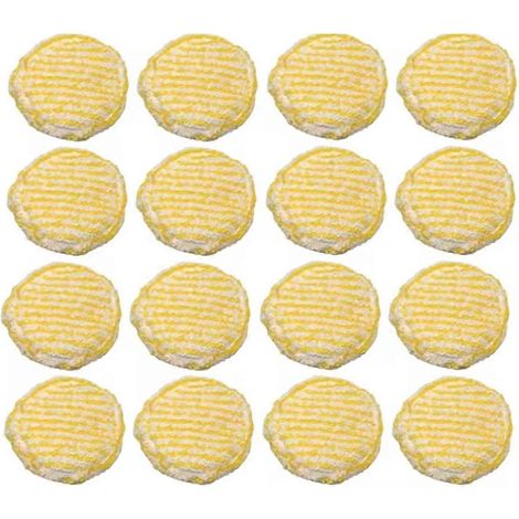 Lot de 16 housses de brosse rondes larges pour balais vapeur Kärcher SC1, SC2, SC3, SC4, SC5, CTK10 et CTK20 - Pièces de rechange (1/5)