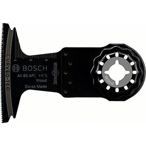 Bosch 1x lama per sega a immersione AII 65 APC per legno, HCS, 40 x 65 mm - 2608662357
