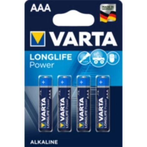 Pila alcalina lr03 aaa 1,5v high energy varta 4 pz