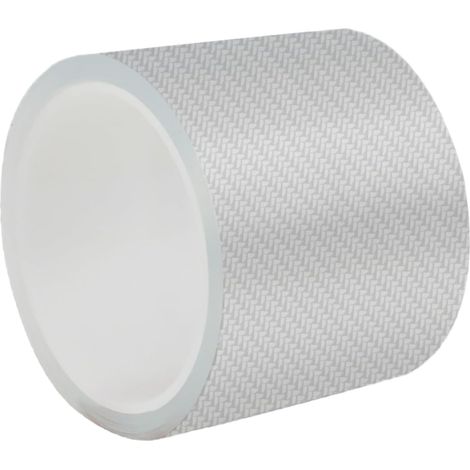 Lámina protectora de fibra de carbono para umbrales de puertas de coche, compatible con la mayoría de los coches, transparente, 10 cm x 10 m x 0,5 mm (1/5)