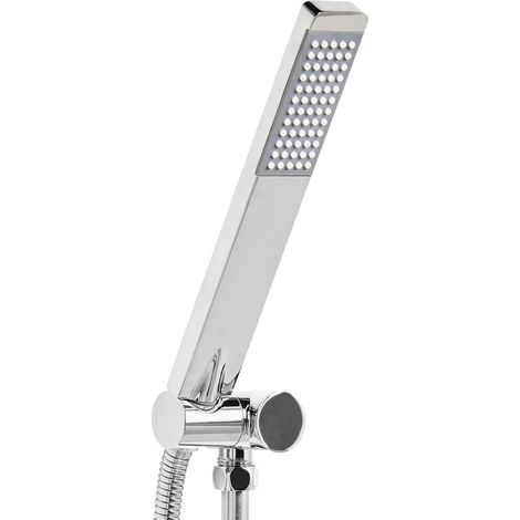 Soffione doccia classico moderno rettangolare 1 modalità di spruzzo Metallo Argento Chilapa