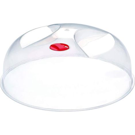 Cloches Alimentaires - Couvercle pour Micro-Ondes avec Valve - Cloche Onde Universelle/Couvercle Alimentaire, Prévention Eclaboussures, Odeur, Cuisson Uniforme - 24 cm (1/5)