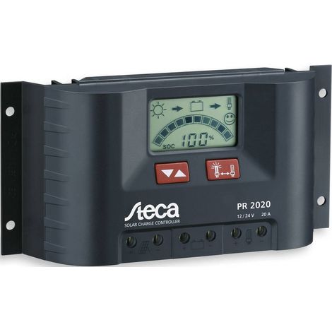 Steca PR 2020 Regolatore di carica PWM 12 V, 24 V 20 A
