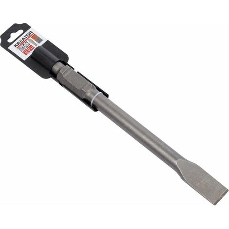 Kreator flat chisel SDS HEX for demolition hammer - steel 410 x 35 mm (1/3)