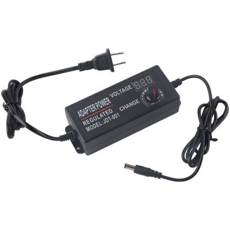 Adaptateur d'alimentation réglable AC/DC 4-24V 1.5A Adaptateur d'alimentation anti-interférence (1/5)