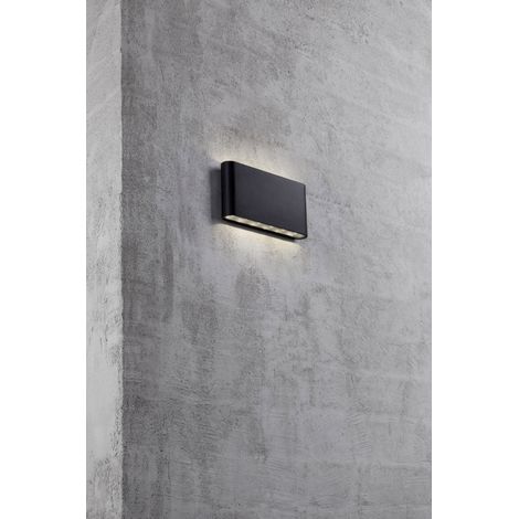 Nordlux Kinver 84181003 LED-Außenwandleuchte LED LED fest eingebaut 6 W Schwarz (1/4)