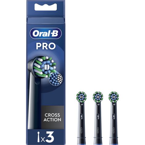 Oral-B Pro Cross Action 3 Stück(e) Schwarz