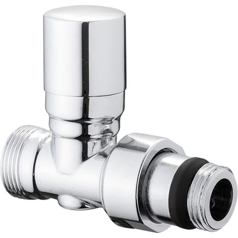 Detentore Micrometrico Diritto Attacco Rame, Multistrato E Pe-X "Aida" Cromo 3/8" - 24X1,5 (1/2)