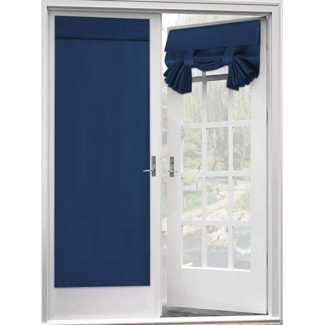 Verdunkelungsvorhang – Wärmedämmender Vorhang für Fenstertüren – 66 x 173 cm – Burgunderrot – 1 Stück (1/5)