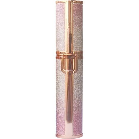 Épilation sourcils et visage 2-en-1, rasoir électrique rechargeable USB pour femme, tailleuse de poils, épilateur corps, précision, sans fil, compact (1/5)