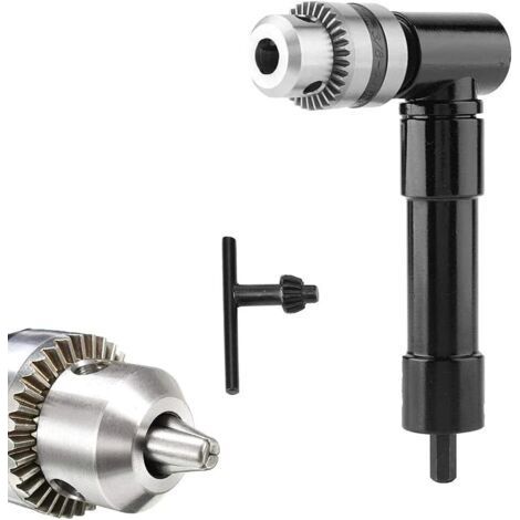 Professional Angle Drill Adapter, Quick Change Drill Adapter for Tight Angle Workspace, Right Angle Drill Attachment for Portat Power Drills (1/4)