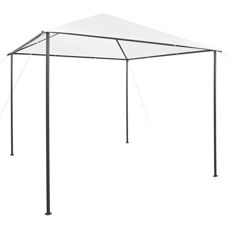 FIMEI Tonnelle 3x3x2,9 m Blanc 180 g/m² (1/5)