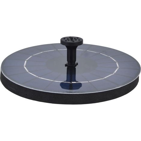 Fontaine Solaire Flottante 9V 3.5W pour Bassin d'Oiseaux, Pompe à Eau Solaire pour Jardin Extérieur (1/5)