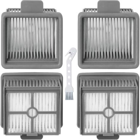 4 HEPA-Filter accessoires de pour Dreame H11 / H11 max / H12 / H12 Core / H11 Core aspirateur eau et poussière,4 filtres + 1 brosse tête d'oie (1/5)