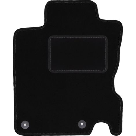 Tapis de sol conducteur en velours noir pour Renault Kadjar SUV (2015-)