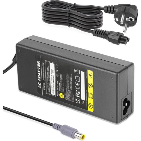 20V 4.5A 90W Alimentation Chargeur pour Lenovo ThinkPad T420 T430 T500 T510 T520 T530 T60 X220 X230 IdeaPad Notebook, Chargeur Thinkpad, 7.9x5.5mm (1/5)